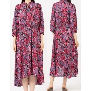 Nanette Lepore Vibrant Floral Cottagecore Grandmacore Whimsical Dress Size 8 NWT